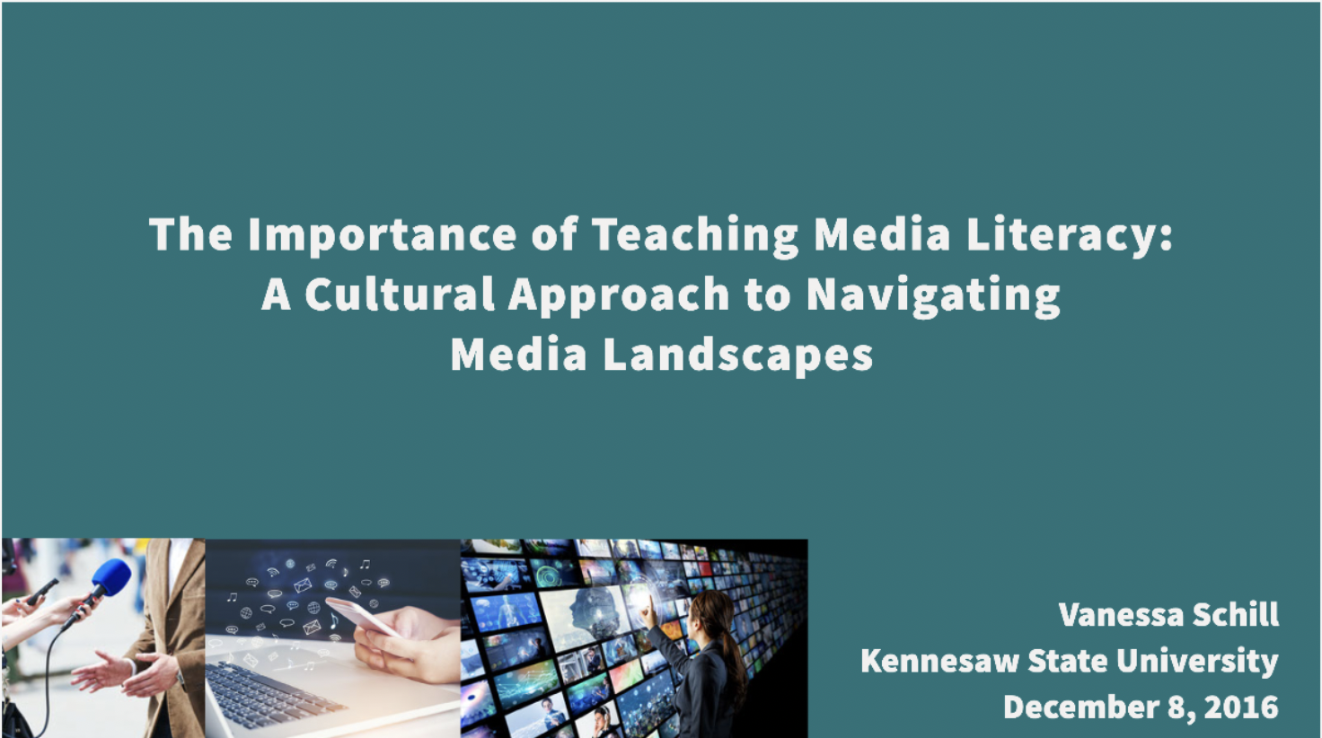Media Literacy Learning Module